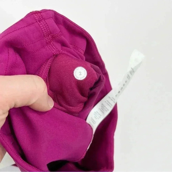 Lululemon NWT Wunder Train Contour Fit High-Rise Short 8" Magenta Purple - Picture 9 of 11
